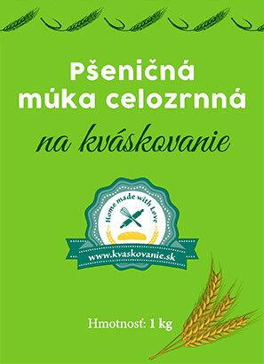 Múka Pšeničná Celozrnná Kváskovanie Trenčan 1000 g