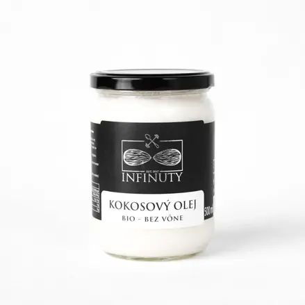 Olej Kokosový Bez Vône Bio InfiNuty 500 ml