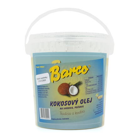 Kokosový olej Barco 1000ml