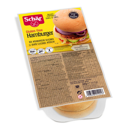 Žemle Hamburger Panini Bezlepku Schär 4 x75g 300 g