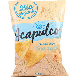 Tortilla Chipsy Morská Soľ Bio Acapulco 125 g