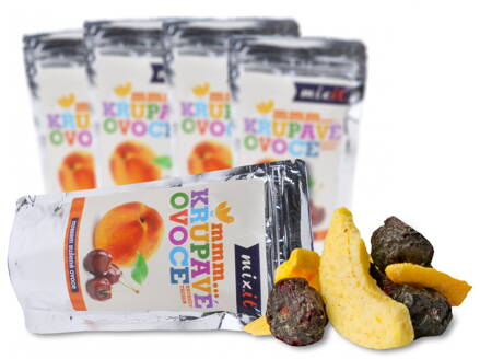 Chrumkavé Ovocie Broskyňa Čerečňa Mixit 20 g