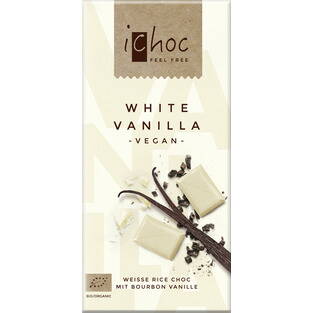 Čokoláda Ryžová Biela Vanilka Vegan I Choc 80 g 