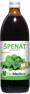 Šťava Špenátová EkoMedica 500 ml