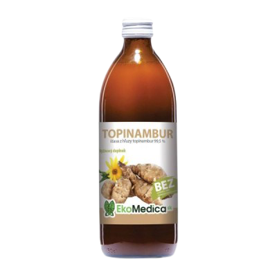 Šťava Topinambur 100% EkoMedica 500 ml